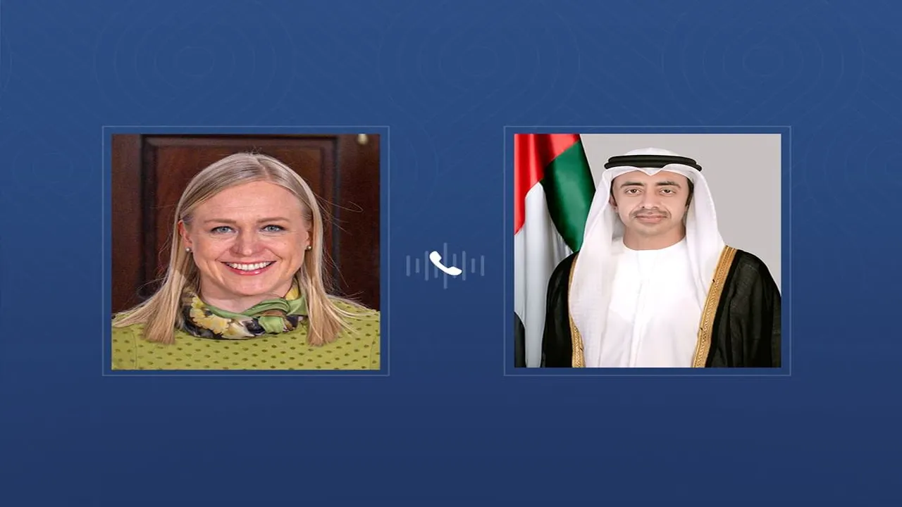 عبد الله بن زايد يبحث مع وزيرة خارجية فنلندا العلاقات الثنائية والتطورات الإقليمية